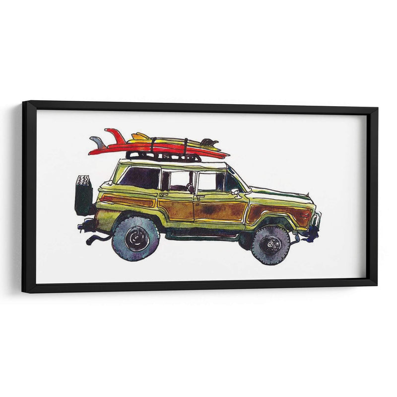 Coche De Surf Vii - Scherrer Finch | Cuadro decorativo de Canvas Lab