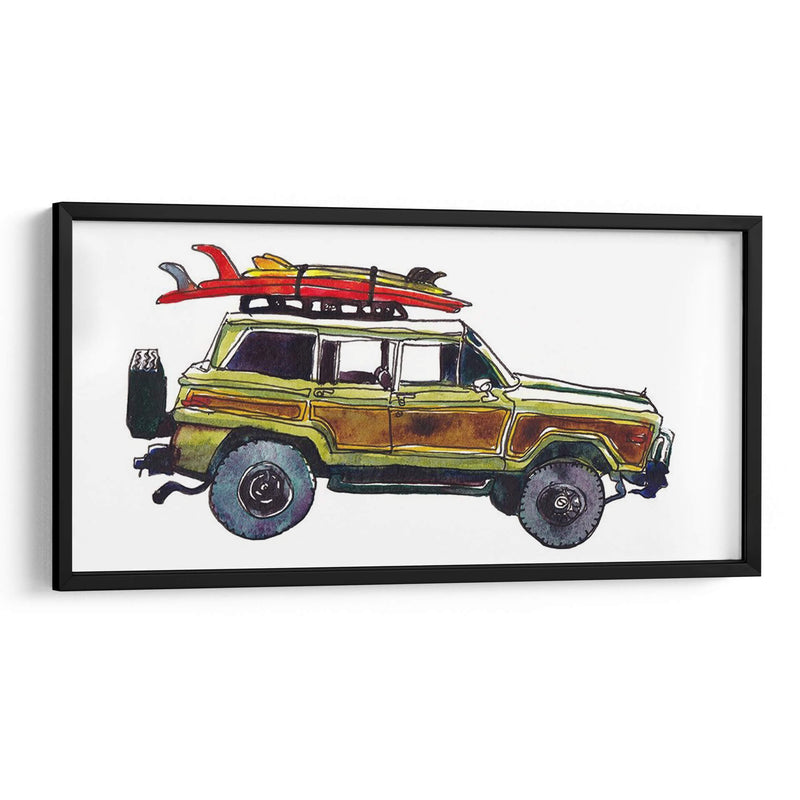 Coche De Surf Vii - Scherrer Finch | Cuadro decorativo de Canvas Lab