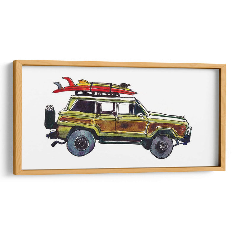 Coche De Surf Vii - Scherrer Finch | Cuadro decorativo de Canvas Lab