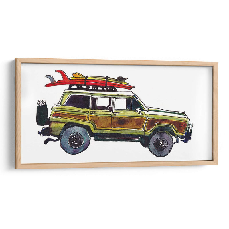 Coche De Surf Vii - Scherrer Finch | Cuadro decorativo de Canvas Lab