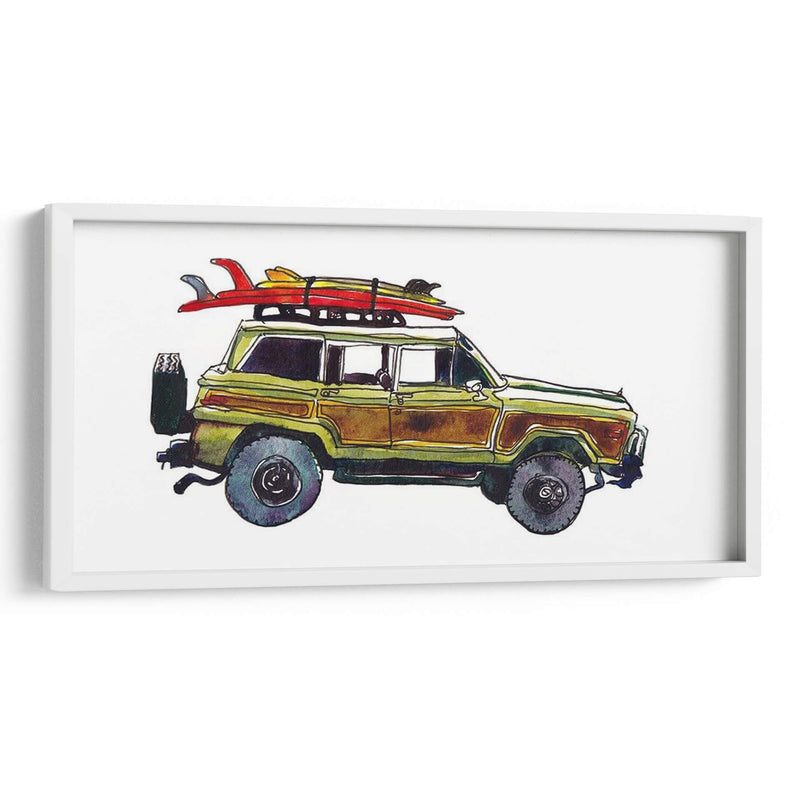 Coche De Surf Vii - Scherrer Finch | Cuadro decorativo de Canvas Lab