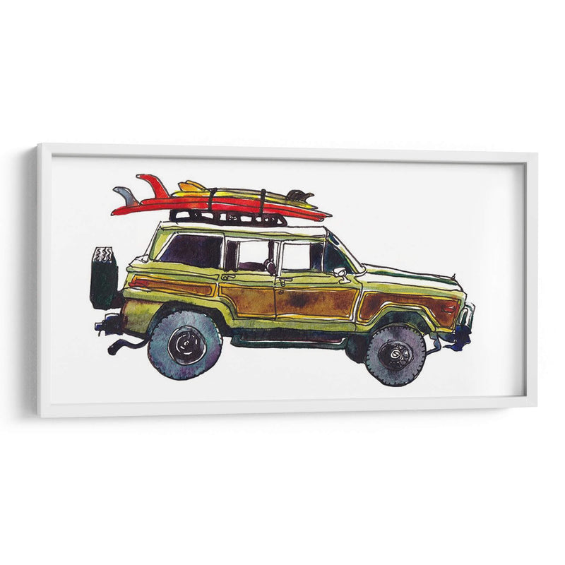 Coche De Surf Vii - Scherrer Finch | Cuadro decorativo de Canvas Lab