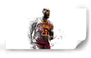 Lebron James Cleveland II | Cuadro decorativo de Canvas Lab