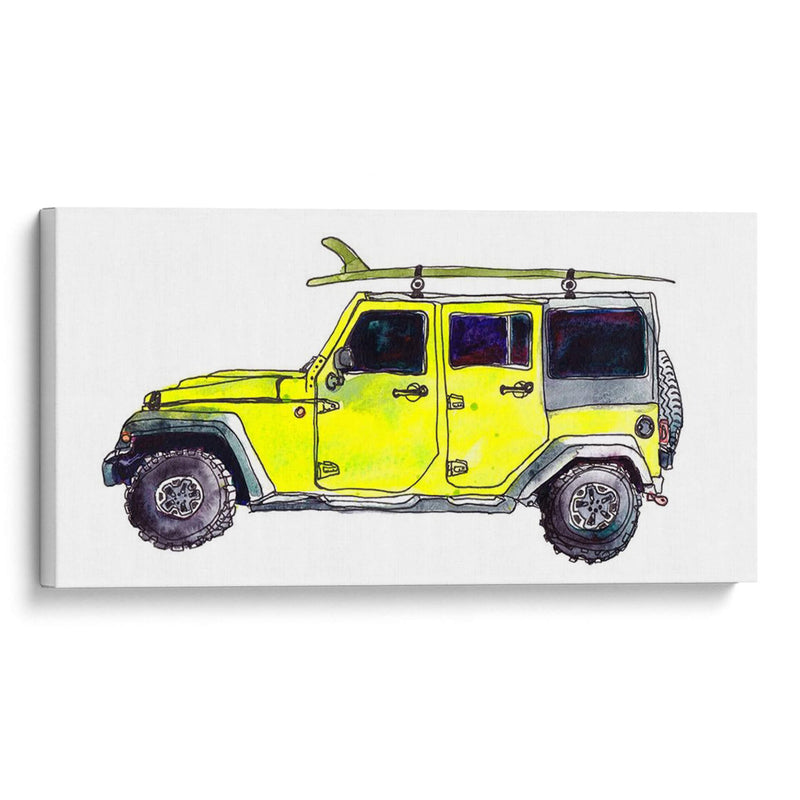 Coche De Surf Viii - Scherrer Finch | Cuadro decorativo de Canvas Lab