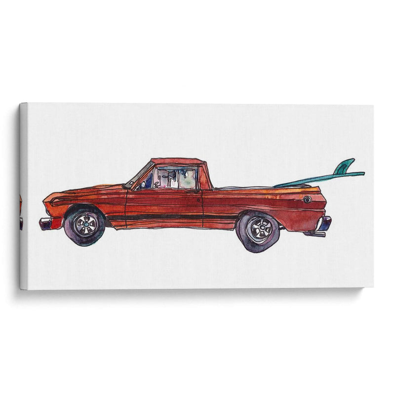 Surf Car X - Scherrer Finch | Cuadro decorativo de Canvas Lab