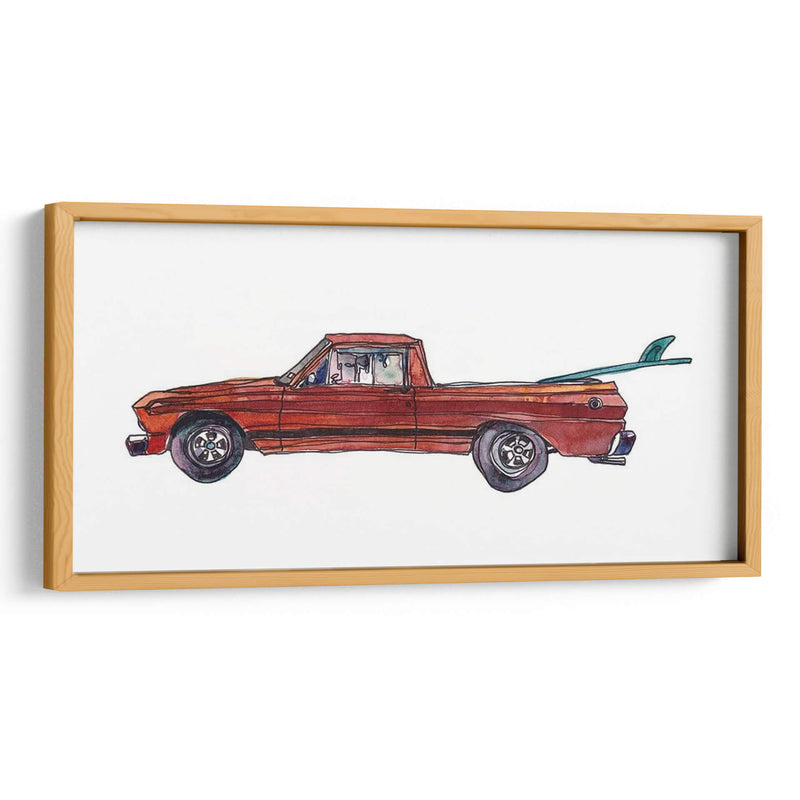 Surf Car X - Scherrer Finch | Cuadro decorativo de Canvas Lab