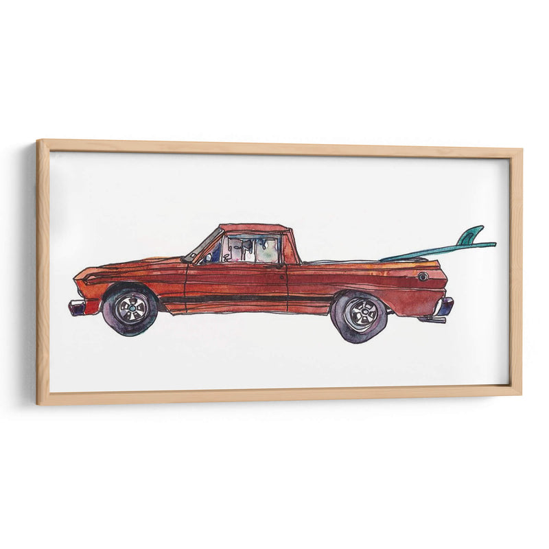 Surf Car X - Scherrer Finch | Cuadro decorativo de Canvas Lab