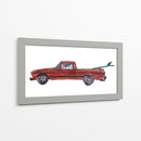 Surf Car X - Scherrer Finch | Cuadro decorativo de Canvas Lab