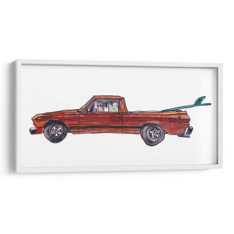 Surf Car X - Scherrer Finch | Cuadro decorativo de Canvas Lab