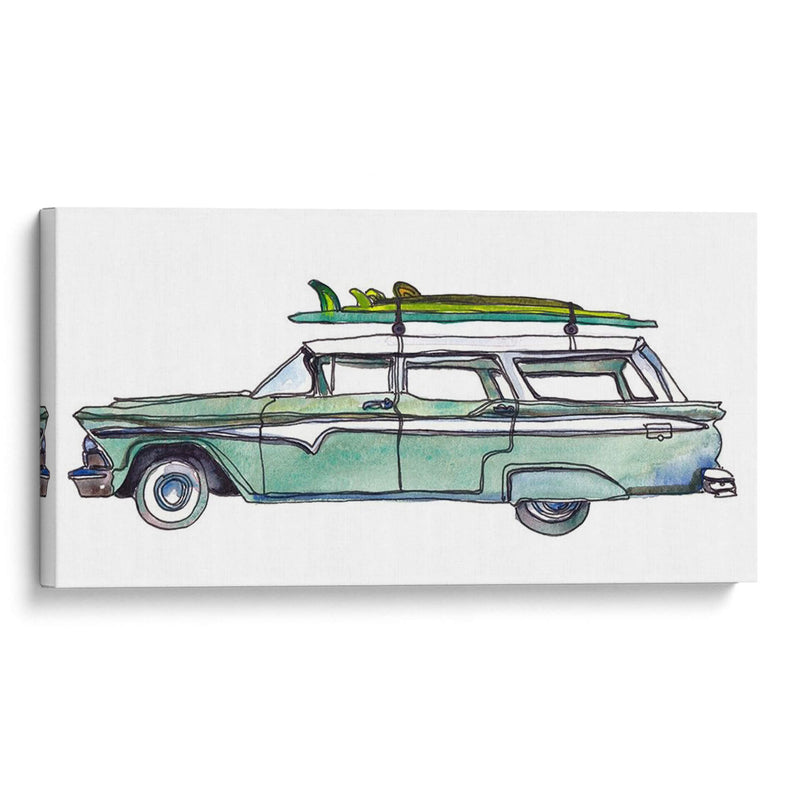 Coche De Surf Xi - Scherrer Finch | Cuadro decorativo de Canvas Lab