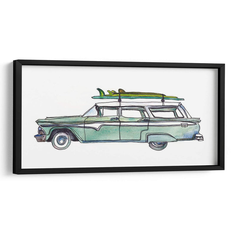 Coche De Surf Xi - Scherrer Finch | Cuadro decorativo de Canvas Lab