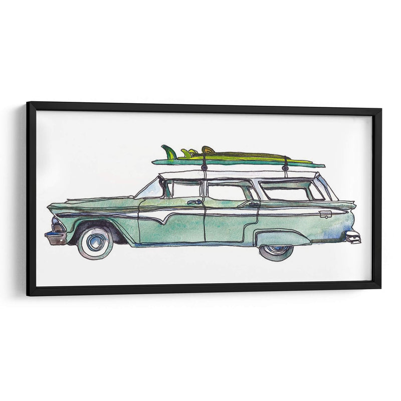 Coche De Surf Xi - Scherrer Finch | Cuadro decorativo de Canvas Lab