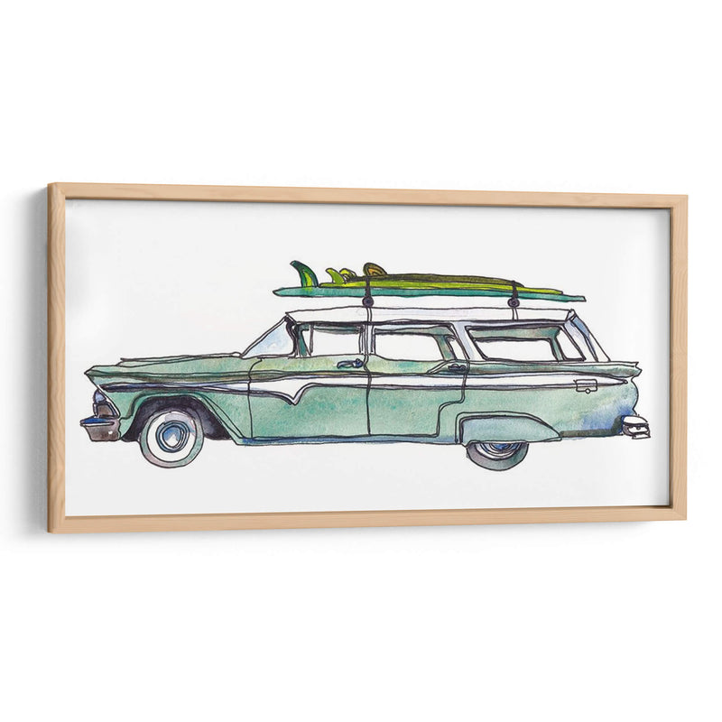 Coche De Surf Xi - Scherrer Finch | Cuadro decorativo de Canvas Lab