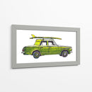Coche De Surf Xii - Scherrer Finch | Cuadro decorativo de Canvas Lab