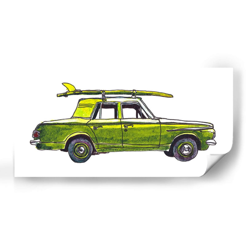 Coche De Surf Xii - Scherrer Finch | Cuadro decorativo de Canvas Lab