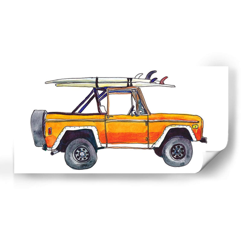 Coche De Surf Xiii - Scherrer Finch | Cuadro decorativo de Canvas Lab