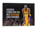 Legend Kobe Bryant | Cuadro decorativo de Canvas Lab