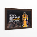 Legend Kobe Bryant | Cuadro decorativo de Canvas Lab