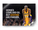 Legend Kobe Bryant | Cuadro decorativo de Canvas Lab