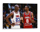Legends Kobe and Jordan | Cuadro decorativo de Canvas Lab