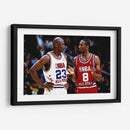 Legends Kobe and Jordan | Cuadro decorativo de Canvas Lab