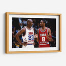 Legends Kobe and Jordan | Cuadro decorativo de Canvas Lab