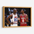 Legends Kobe and Jordan | Cuadro decorativo de Canvas Lab