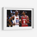 Legends Kobe and Jordan | Cuadro decorativo de Canvas Lab