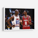 Legends Kobe and Jordan | Cuadro decorativo de Canvas Lab