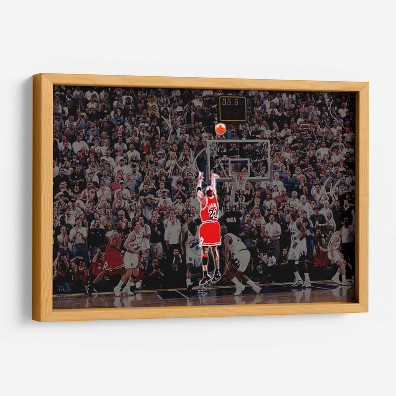 Michael Jordans Last shot | Cuadro decorativo de Canvas Lab