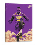 Put em up Lebron James | Cuadro decorativo de Canvas Lab