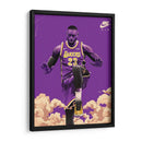Put em up Lebron James | Cuadro decorativo de Canvas Lab
