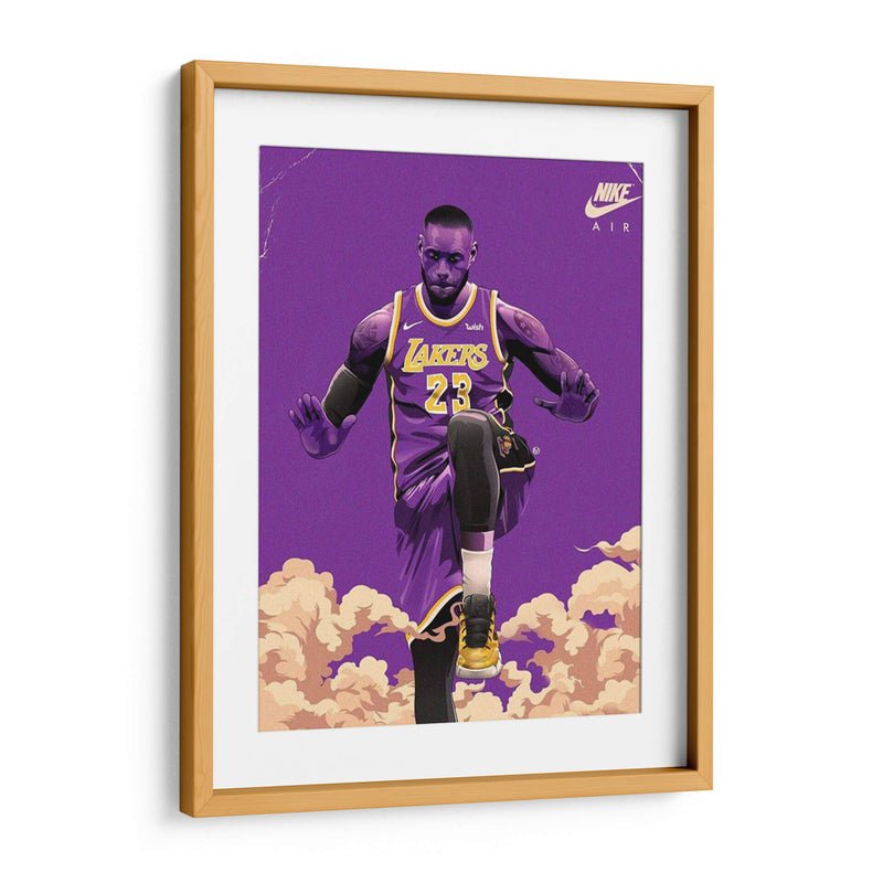 Put em up Lebron James | Cuadro decorativo de Canvas Lab