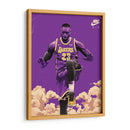 Put em up Lebron James | Cuadro decorativo de Canvas Lab