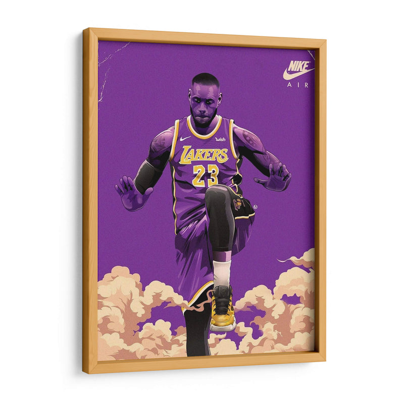 Put em up Lebron James | Cuadro decorativo de Canvas Lab