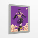 Put em up Lebron James | Cuadro decorativo de Canvas Lab