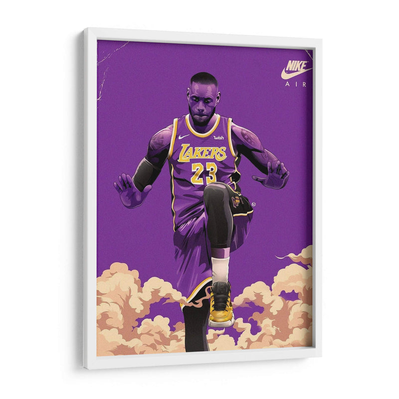Put em up Lebron James | Cuadro decorativo de Canvas Lab
