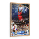 Slam Dunk Michael Jordan | Cuadro decorativo de Canvas Lab
