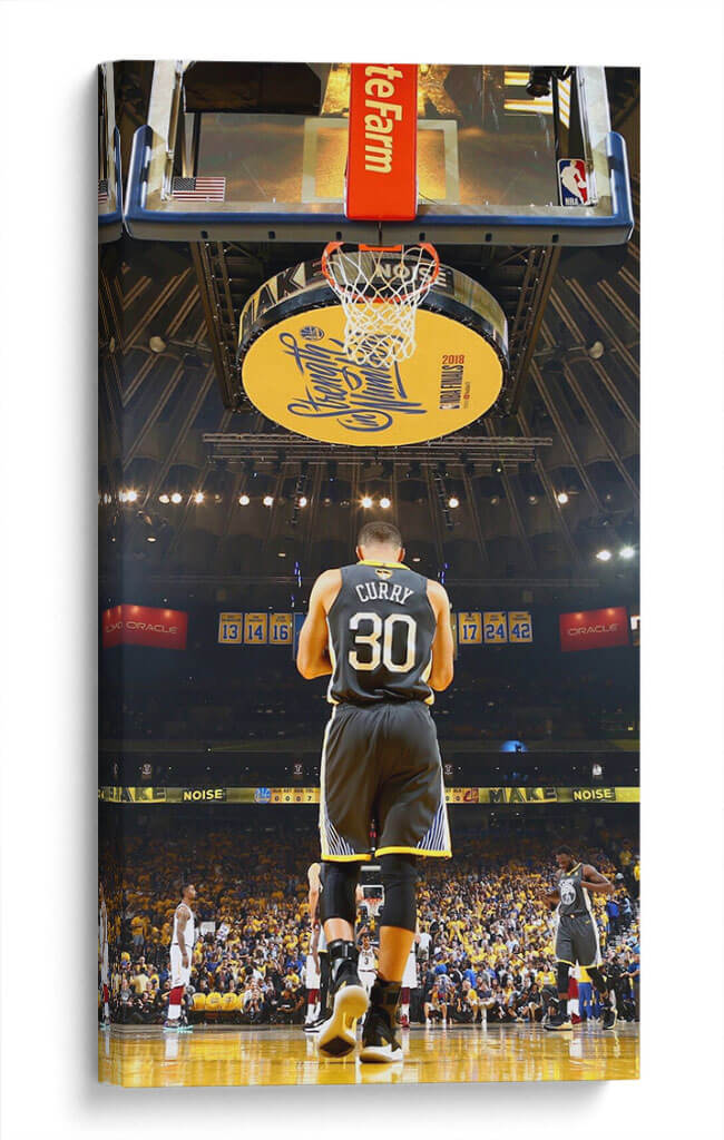Strength in numbers Steph Curry | Cuadro decorativo de Canvas Lab