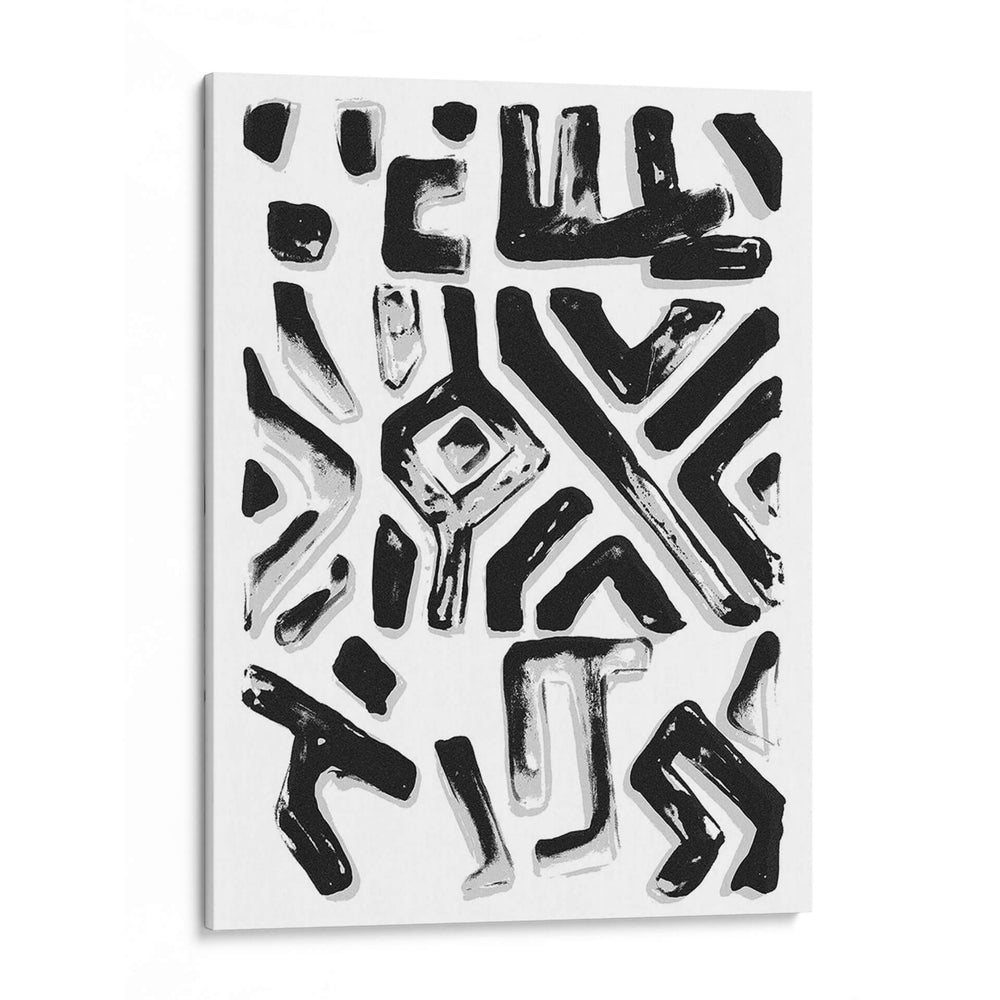Woodcut De Textil Africano Ii - A.C. Warren | Cuadro decorativo de Canvas Lab