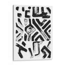 Woodcut De Textil Africano Ii - A.C. Warren | Cuadro decorativo de Canvas Lab
