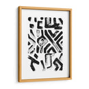 Woodcut De Textil Africano Ii - A.C. Warren | Cuadro decorativo de Canvas Lab