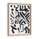 Woodcut De Textil Africano Ii - A.C. Warren | Cuadro decorativo de Canvas Lab