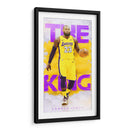 The king of LA Lebron James | Cuadro decorativo de Canvas Lab
