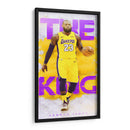 The king of LA Lebron James | Cuadro decorativo de Canvas Lab
