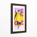 The king of LA Lebron James | Cuadro decorativo de Canvas Lab