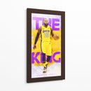 The king of LA Lebron James | Cuadro decorativo de Canvas Lab