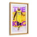 The king of LA Lebron James | Cuadro decorativo de Canvas Lab
