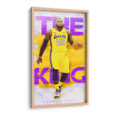 The king of LA Lebron James | Cuadro decorativo de Canvas Lab