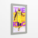 The king of LA Lebron James | Cuadro decorativo de Canvas Lab